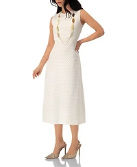 Ivonne Women's Textured Midi Dress