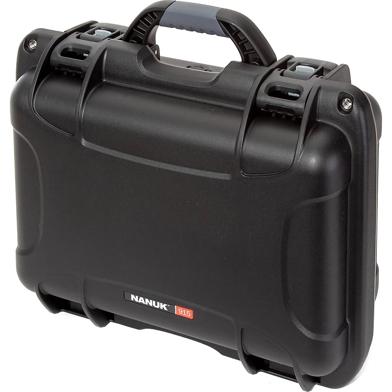 Nanuk 915 Waterproof Hard Case with 2-Pocket Lid Organizer and Padded Divider