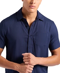 Men's Sirilo Fitted Short Sleeve Button-Front Shirt