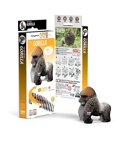 Eugy Gorilla 3D Puzzle