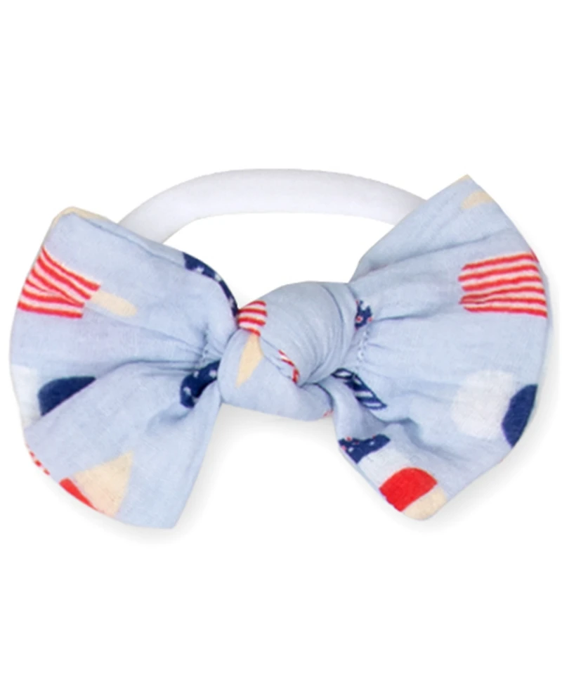 Baby Essentials Girls' Ice Cream Print Romper, Headband and Sunglasses, 3-Piece Set