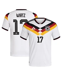 Adidas Men's Florian Wirtz White Germany National Team 2026 Home Authentic Jersey