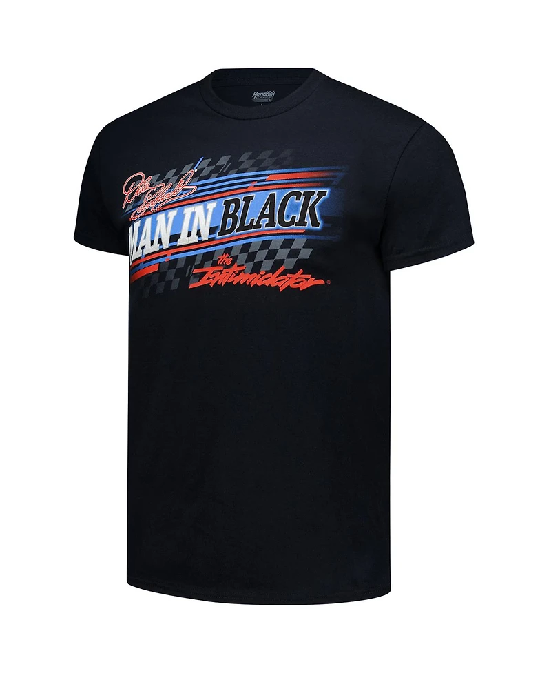 Richard Childress Racing Team Collection Men's Black Dale Earnhardt 1-Spot Man T-Shirt