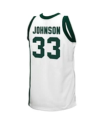 Men's Mitchell & Ness Magic Johnson White Michigan State Spartans 1978 Swingman Throwback Jersey