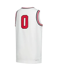 Nike Big Boys and Girls White Ohio State Buckeyes Replica Basketball Jersey