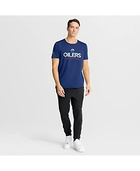 Fanatics Men's Royal Edmonton Oilers Authentic Pro Rink Tech T-Shirt