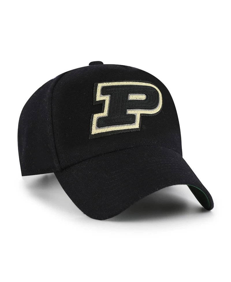 '47 Brand Men's Women's Black Purdue Boilermakers Collections Golden Age Offside Dt Adjustable Hat