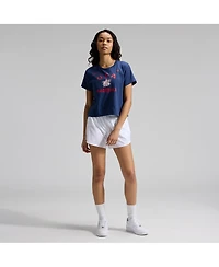 Nike Women's Navy Usa Baseball 2026 World Classic Mod Cropped T-Shirt
