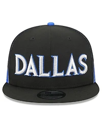 New Era Big Boys and Girls Black Dallas Mavericks 2025/26 City Edition 9FIFTY Snapback Hat