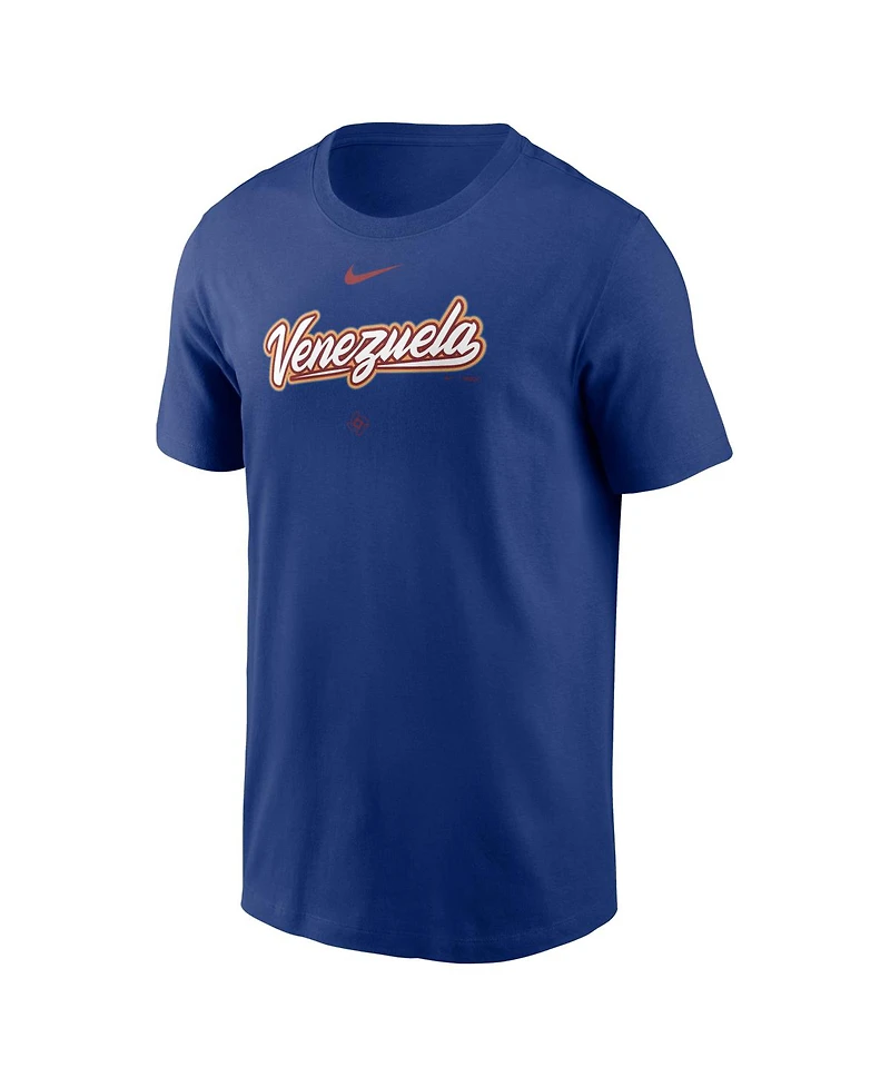 Nike Men's Royal Venezuela Baseball 2026 World Classic Wordmark T-Shirt