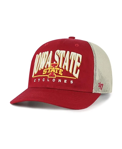 '47 Brand Men's Cardinal Iowa State Cyclones Arid Adjustable Trucker Hat