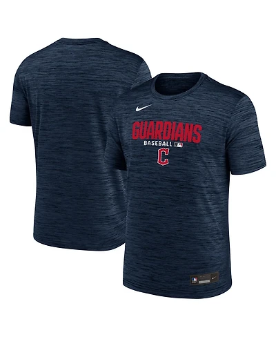 Nike Men's Navy Cleveland Guardians Authentic Collection Velocity Dri-fit T-Shirt