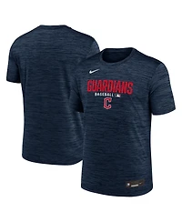 Nike Men's Navy Cleveland Guardians Authentic Collection Velocity Dri-fit T-Shirt