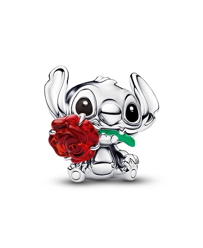 Pandora Disney Stitch Rose Murano Glass Charm