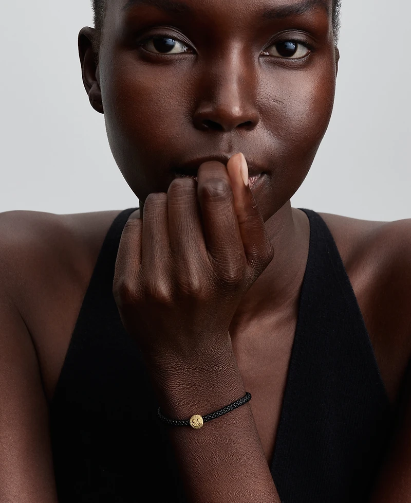 Pandora Textured Happy Face Mini Charm