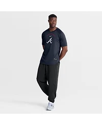 Nike Men's Blue Atlanta Braves Authentic Collection Batting Practice Pre-Game Raglan Dri-fit T-Shirt