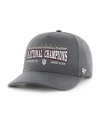 '47 Brand Men's Charcoal Indiana Hoosiers College Football Playoff 2025 National Champions Hitch Adjustable Hat