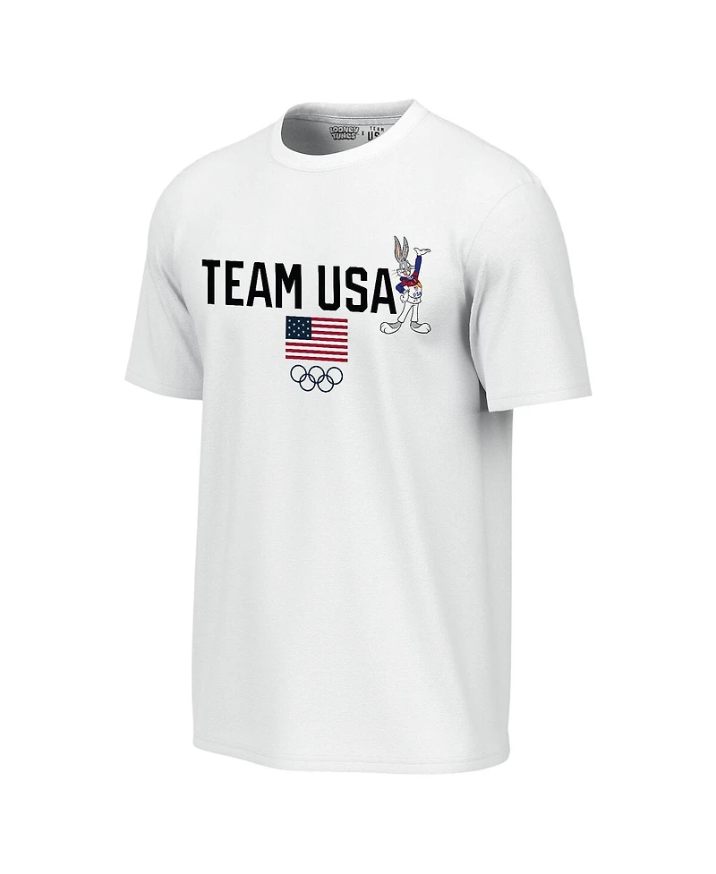 Outerstuff Men's White Team x Looney Tunes Skate Rush T-Shirt