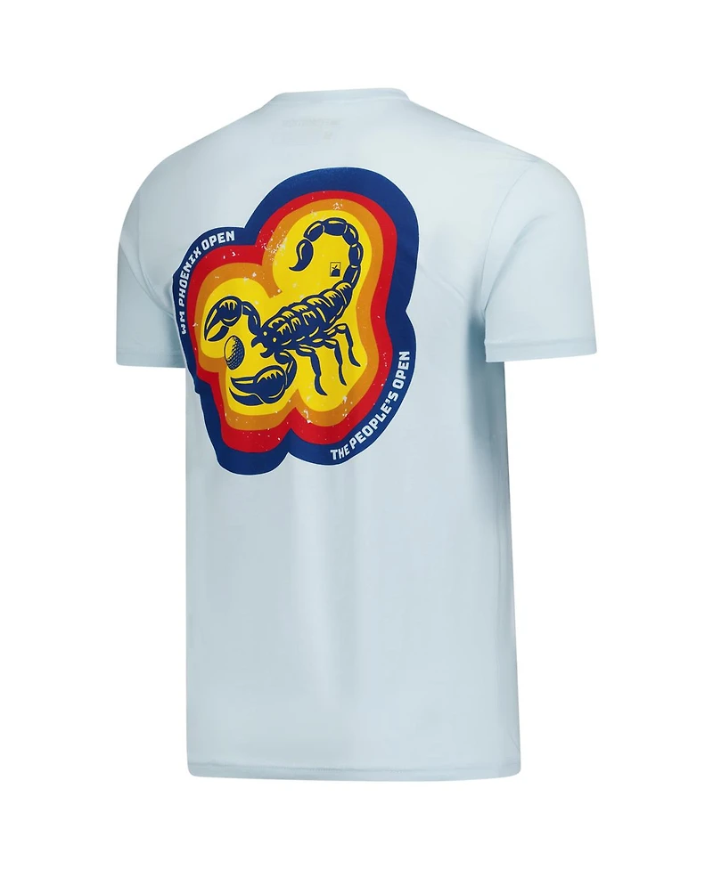 Flomotion Men's & Women's Light Blue Wm Phoenix Open Disco Scorpion T-Shirt