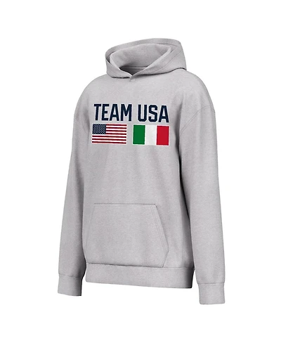 Outerstuff Men's Heather Gray Team Usa Hoodie