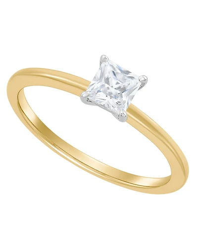 Grown With Love Igi Certified Lab Diamond Solitaire Engagement Ring (1/2 ct. t.w.) 14k Yellow Gold (Also White Gold)