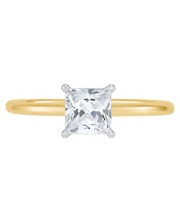 Grown With Love Igi Certified Lab Diamond Princess-Cut Solitaire Engagement Ring (1 ct. t.w.) 14k White Gold