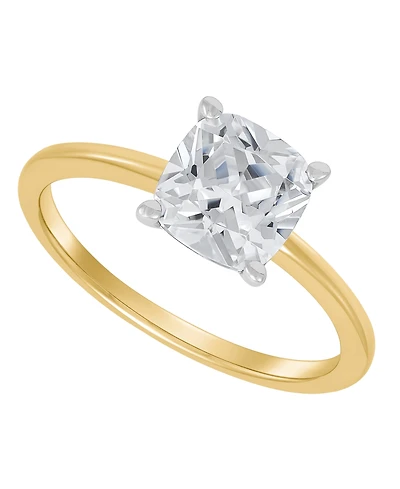 Grown With Love Igi Certified Lab Diamond Solitaire Engagement Ring (2 ct. t.w.) 14k Yellow Gold (Also White Gold)