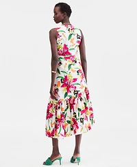 I.n.c. International Concepts Women's Sleeveless Asymmetric Dress, Macy's Exclusive