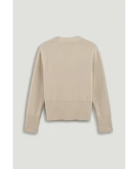 Nocturne Women's Pearl-Button V-Neck Cardigan