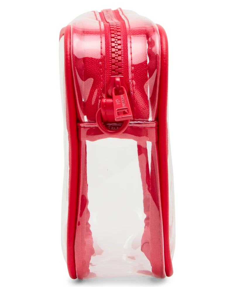 Madden Girl Ryann Clear Vinyl Small Camera Crossbody Bag