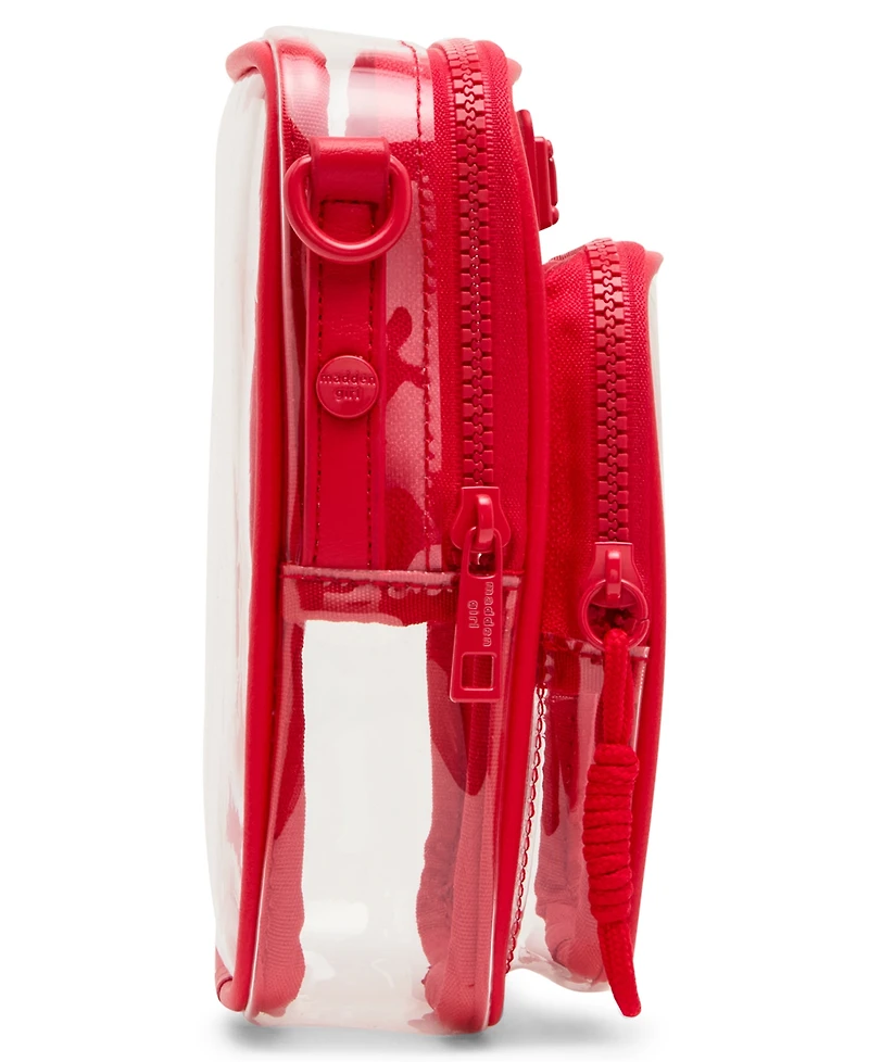 Madden Girl Willowv Clear Mini Cellphone Crossbody Bag