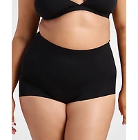 Siella Women's Organic Cotton No-Show Shaping Boy Short