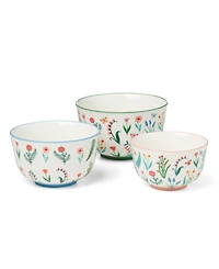 Oneida First Blooms Nesting Bowls, Set of 3