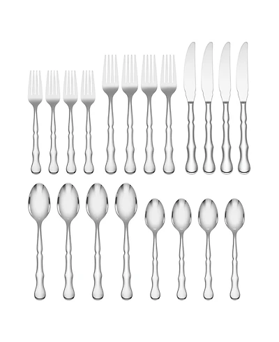 Cambridge Silversmiths Amaryllis Mirror 20-Pc. Flatware Set