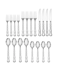 Cambridge Silversmiths Amaryllis Mirror 20-Pc. Flatware Set