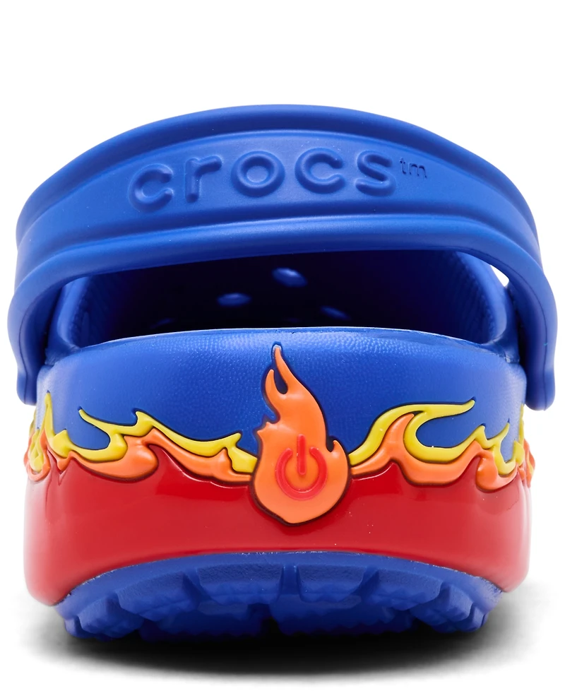 Crocs Toddler Kids Light-Up Dragon Classic Clogs from Finish Line