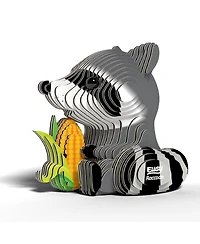 Eugy Raccoon 3D Puzzle Craft Model Kit