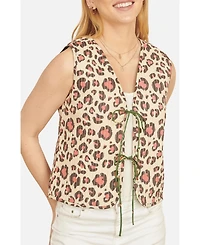 Yumi Women's Reversible Cotton Quilted Jacket