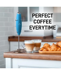 Double Whisk Milk Frother With Stand