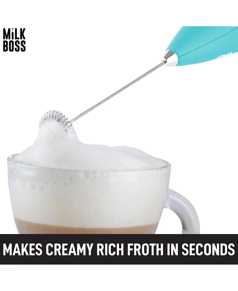 Milk Boss Milk Frother With Holster Stand
