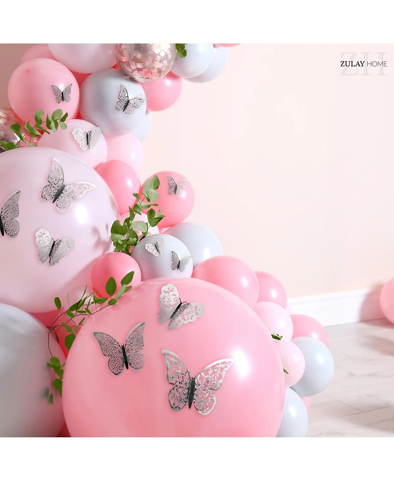 Home 3D Removable Diy Butterfly Wall Decor with 3 Wing Designs (48pcs)