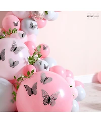 Home 3D Removable Diy Butterfly Wall Decor with 3 Wing Designs (48pcs)