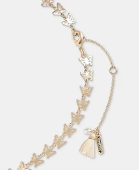 lonna & lilly Gold-Tone Butterfly Collar Necklace
