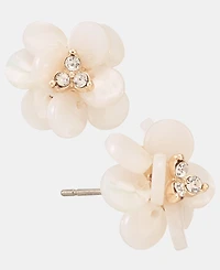 lonna & lilly Crystal Flower Stud Earrings