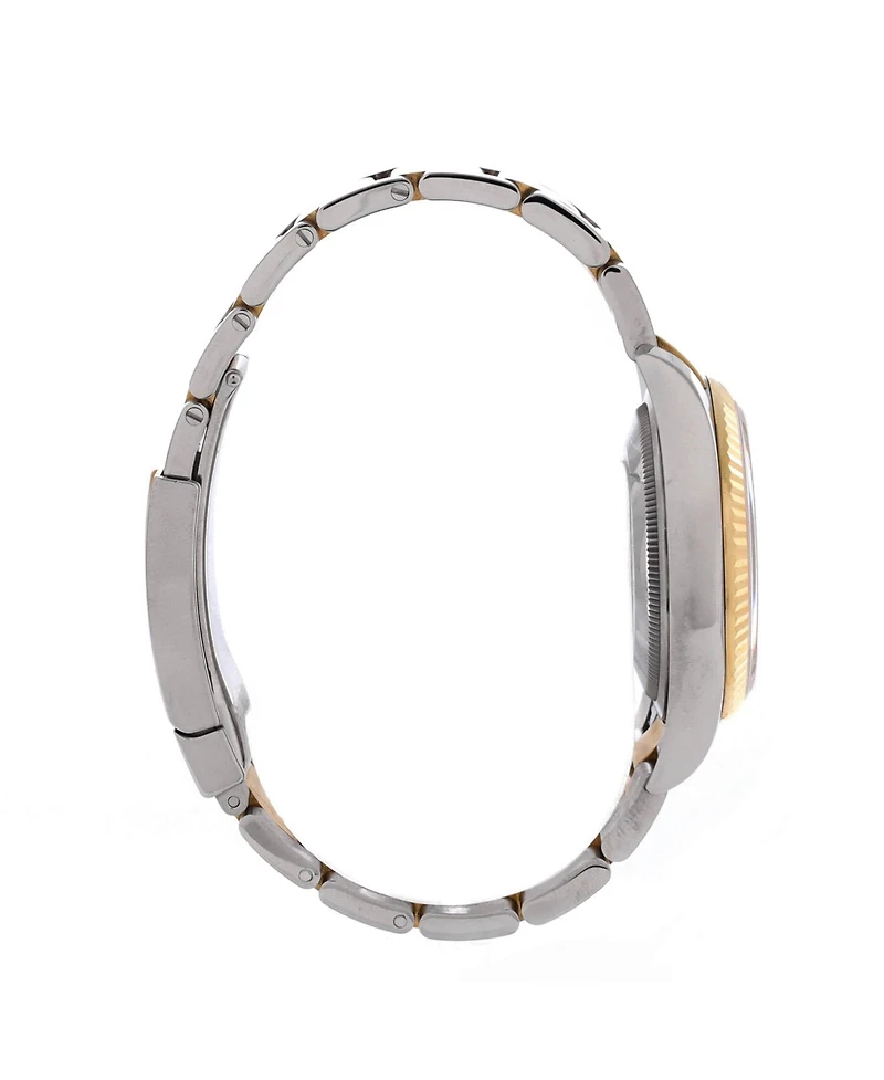 Pre-Owned Rolex Oyster Perpetual Datejust Automatic Watch in Stainless Steel and Gold with Diamond Markers 36mm