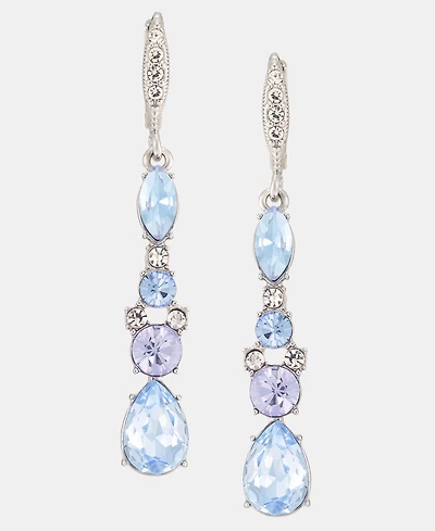 Givenchy Crystal Linear Drop Earrings