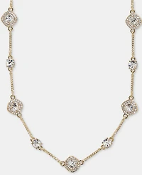 Givenchy Crystal Station Collar Necklace, 16" + 3" extender