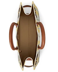 Lauren Ralph Lauren Striped Canvas Extra-Large Devyn Tote Bag