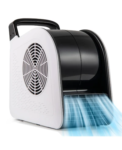 Utility Air Mover Blower Fan, 3 Speeds, 185° Pivoting Head, High-Velocity Drying
