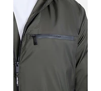 Calvin Klein Men's Logo Hooded Windbreaker